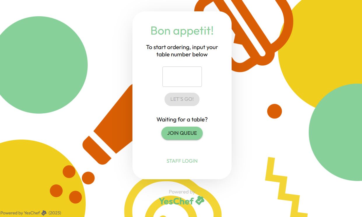 Menu Screenshot